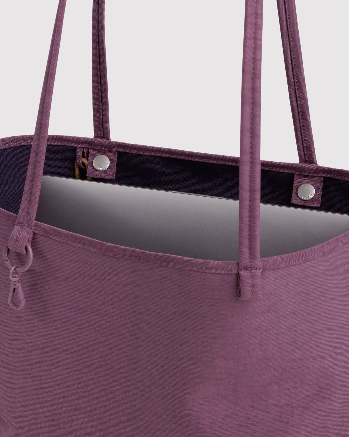 Medium Nylon Reversible Tote - Wild Plum Mix