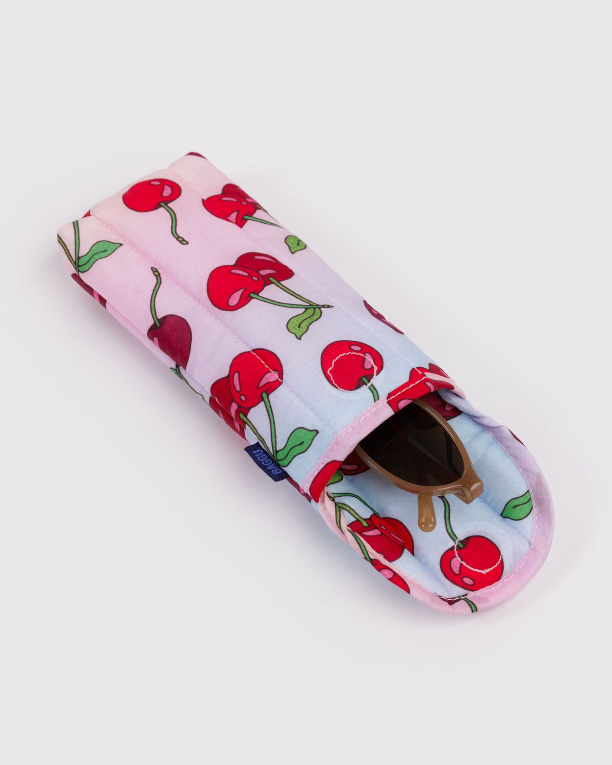 Puffy Glasses Sleeve - Cherries