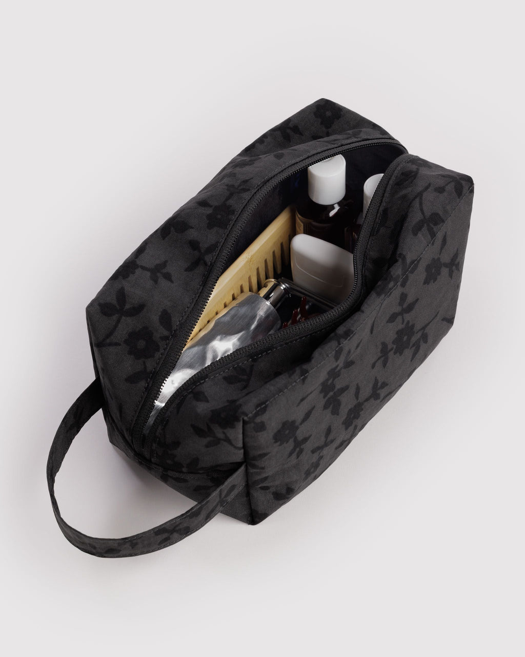 Dopp Kit - Charcoal Ditsy Floral