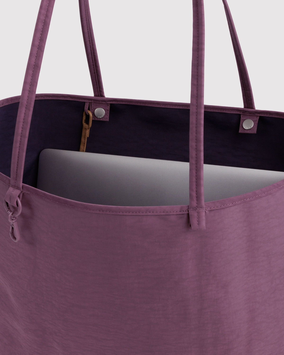 Large Nylon Reversible Tote - Wild Plum Mix
